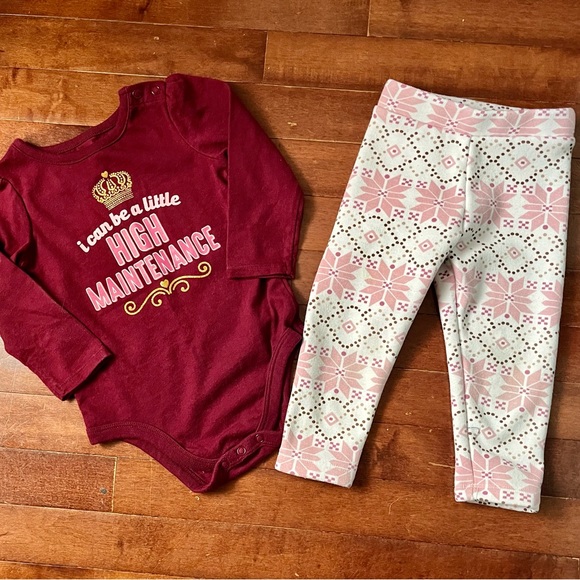Garanimals One Pc 18 Mo/Childrens Place Pants 18-24 Mos - Picture 1 of 5